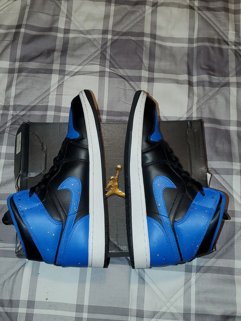 Air Jordan 1 Paint Splatter Size 10.5 Mens's